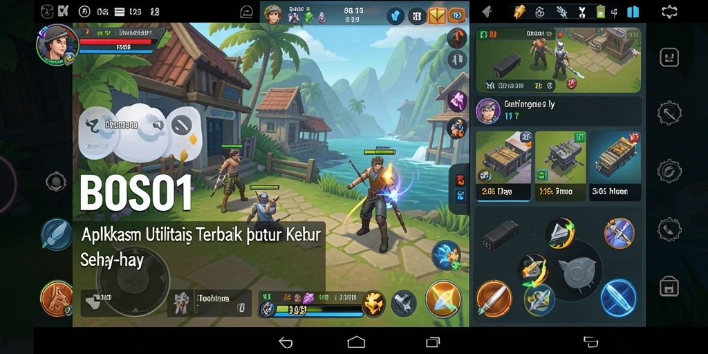 Tampilan screenshot utama BOS01 yang menunjukkan fitur pengingat.