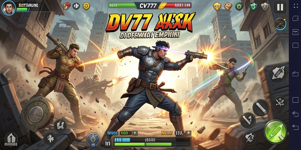 Tampilan seru dari gameplay aksi CV777 yang menegangkan.