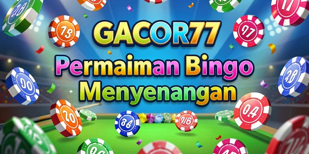 Tampilan menarik dari permainan Bingo GACOR77 yang mendebarkan.