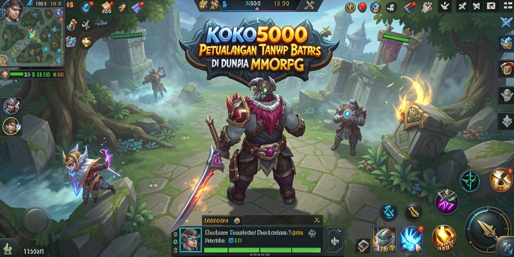 Gameplay KOKO5000 yang menegangkan dan menarik dalam dunia MMORPG.