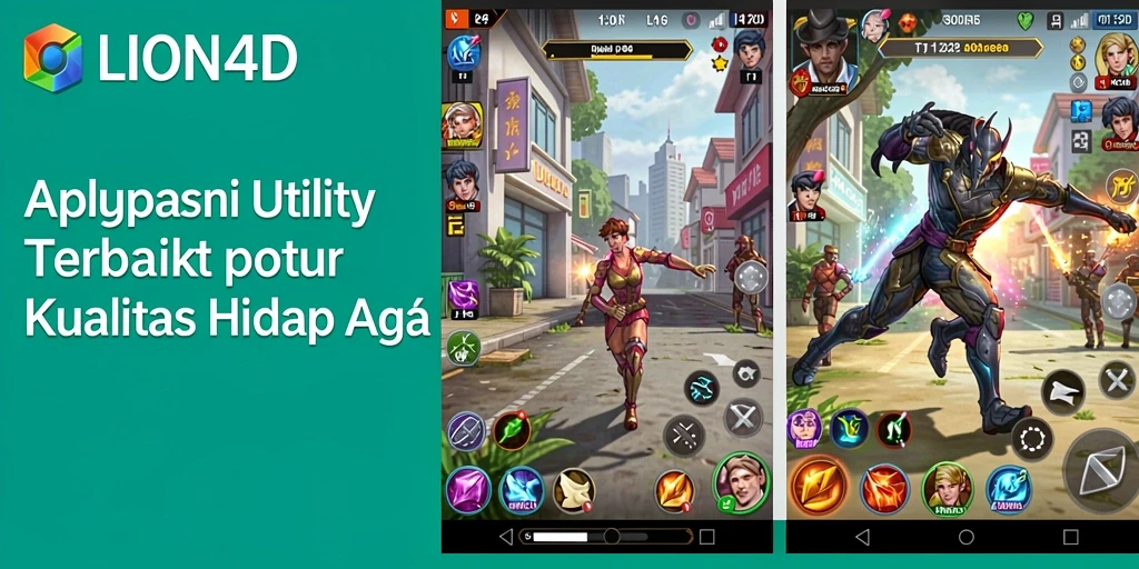 Tampilan antarmuka LION4D yang modern dan intuitif.