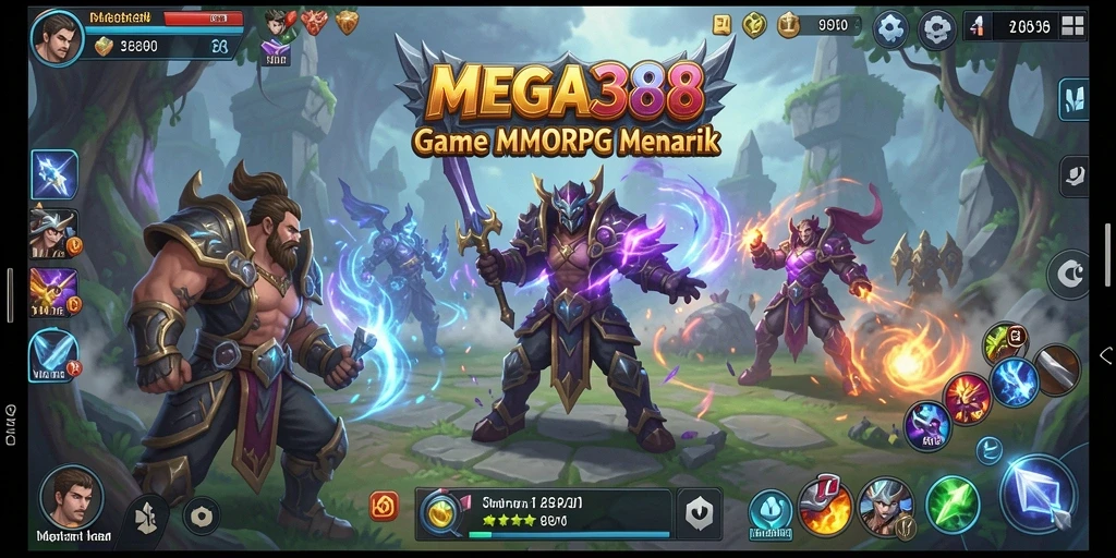 Tampilan gameplay MEGA388 yang menegangkan dan menarik.