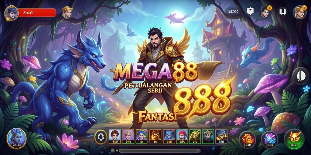 Screenshot MEGA888 menampilkan aksi mendebarkan dalam dunia petualangan.