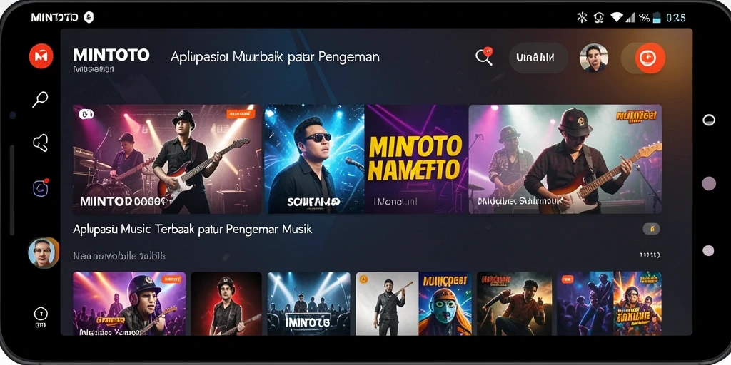 Tampilan gameplay MINTOTO yang menampilkan interaksi musik yang seru.