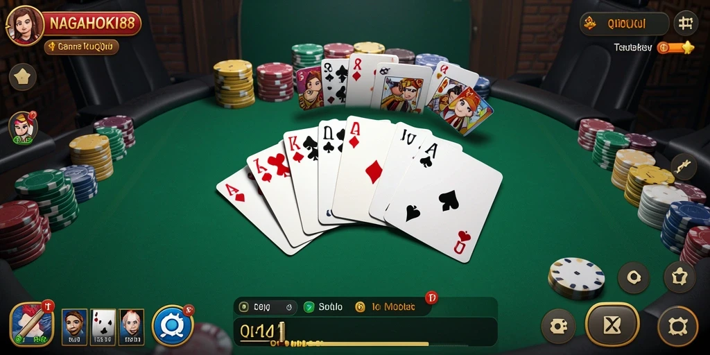 Tampilan gameplay QiuQiu yang menarik dan penuh aksi.