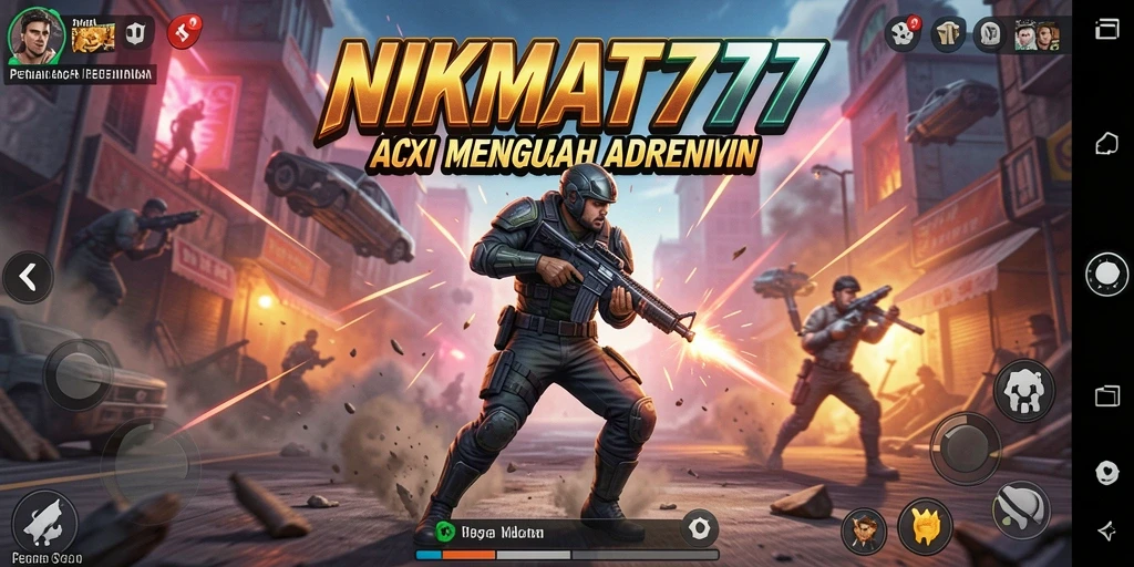 Tampilkan aksi mendebarkan dalam gameplay NIKMAT777 yang penuh tantangan.