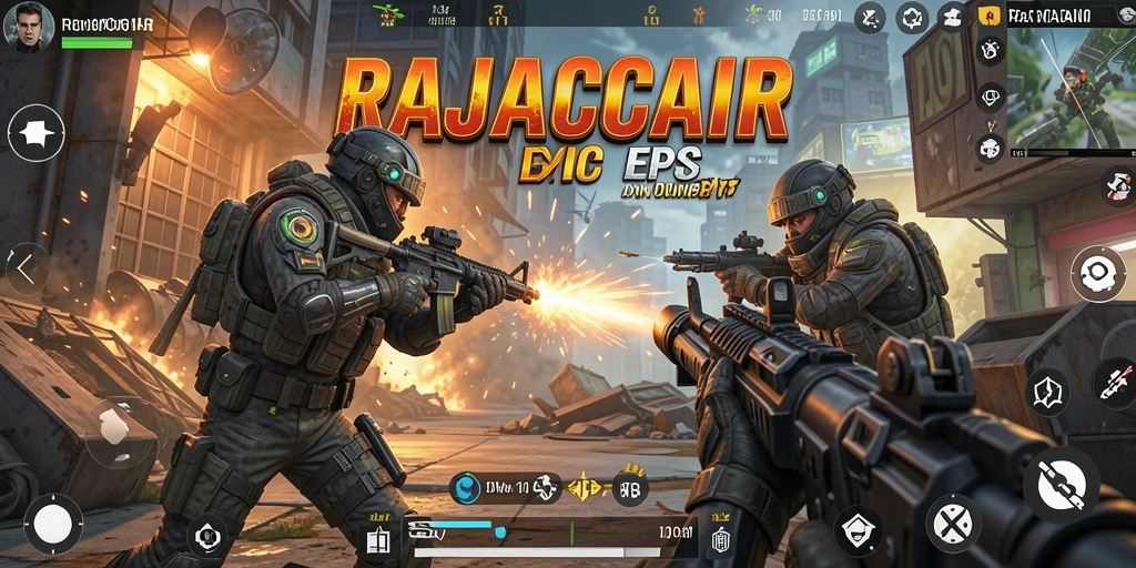 Gameplay seru RAJACAIR dengan aksi FPS yang menegangkan.