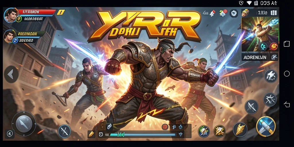Screenshot utama YYRR menunjukkan gameplay Action yang mendebarkan dan grafik yang memukau.